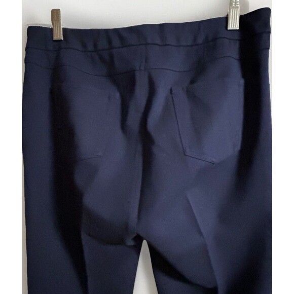 Soft Surroundings Pull On Jegging Legging Dark Blue Stretchy EUC Size L ￼ - Picture 4 of 11